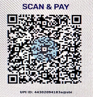 UPI QR code for INCPT AIIMS 2025 payments